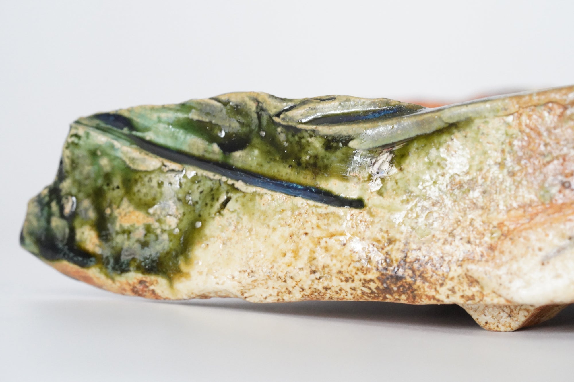 【Manabu Atarashi】ash glazed rectangle plate