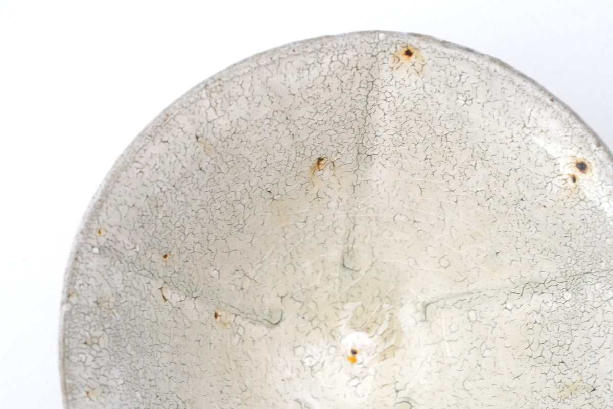 【Tomohiro Suzuki】Glass glazed hexagonal bowl