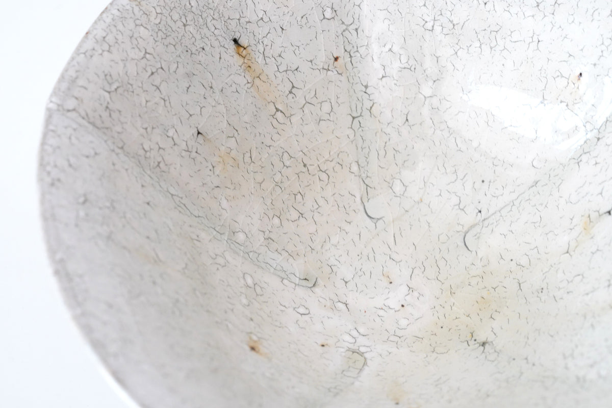 【Tomohiro Suzuki】Glass glazed hexagonal bowl