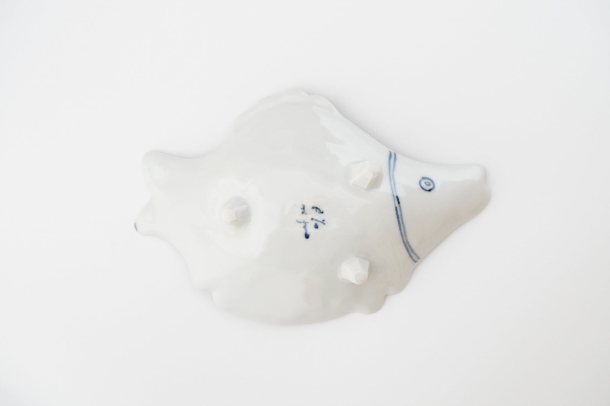 古染小向付　魚