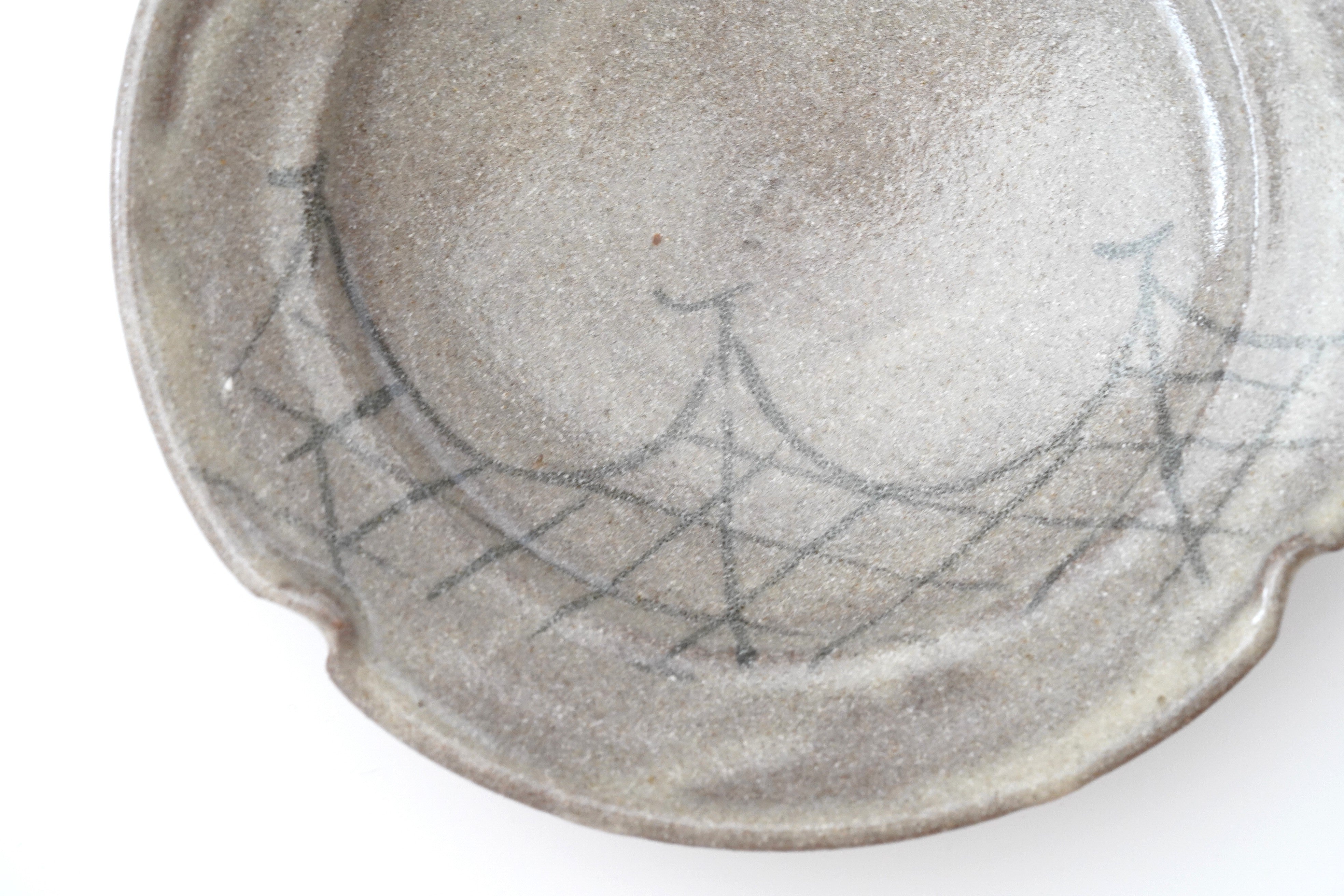 井上公之】絵唐津向付 網干に千鳥 – うつわ御結