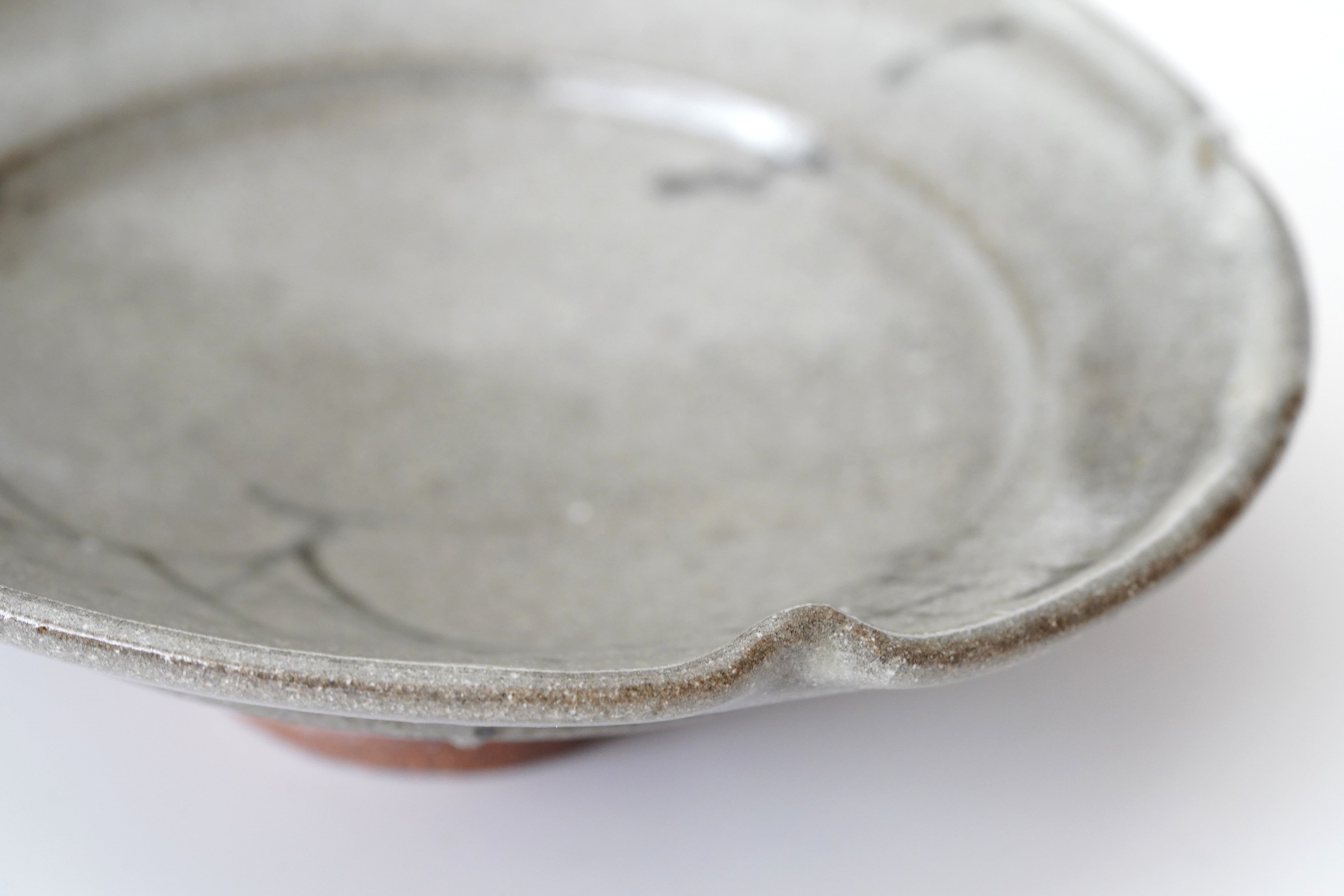 唐津焼 絵唐津 千鳥文向付 作家物 在銘品 彫印あり 5