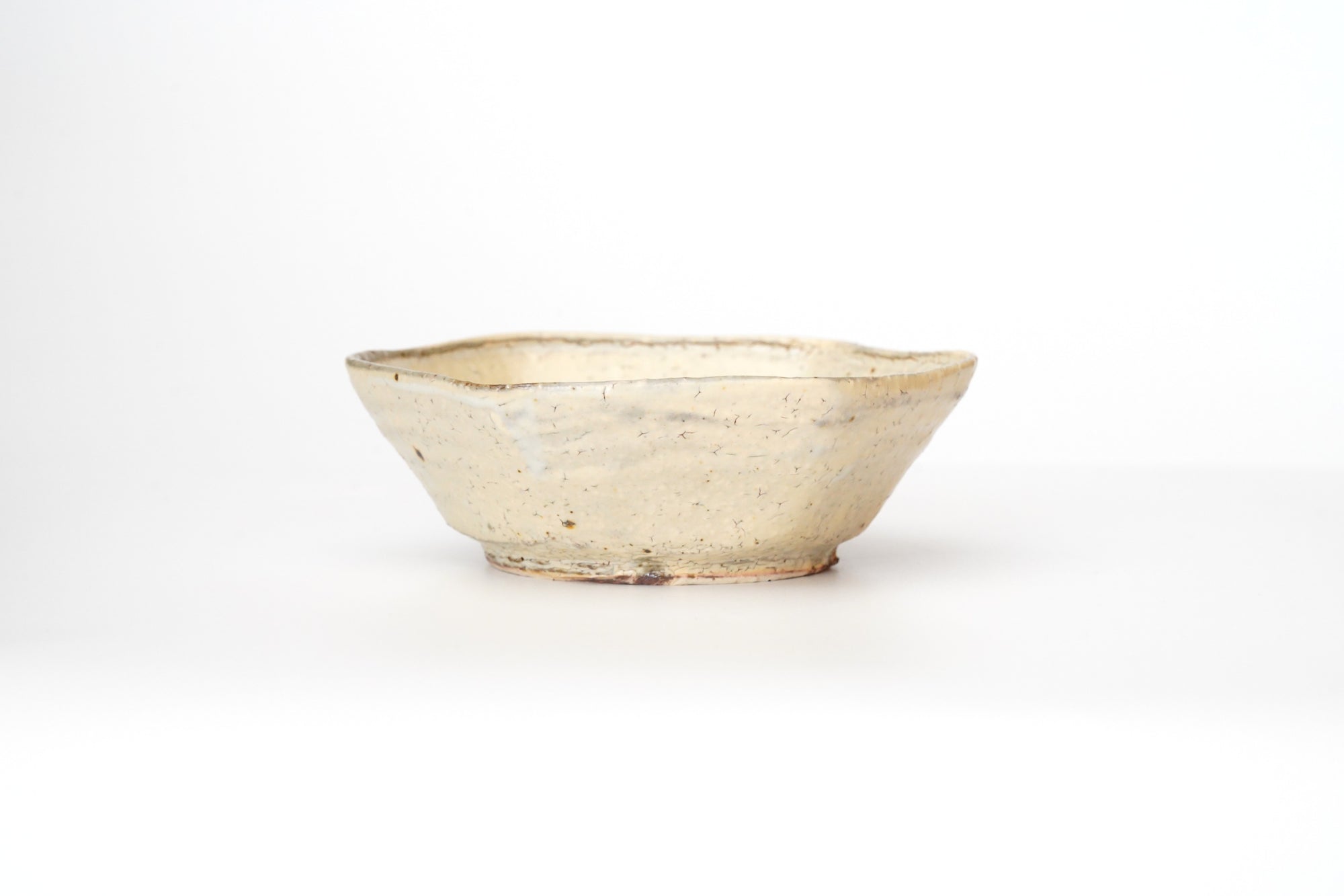 【Kazuhiko Kudo】Green Kohiki octagonal small bowl