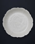 [Joe Harada] White seal flower flower pattern chrysanthemum petal board