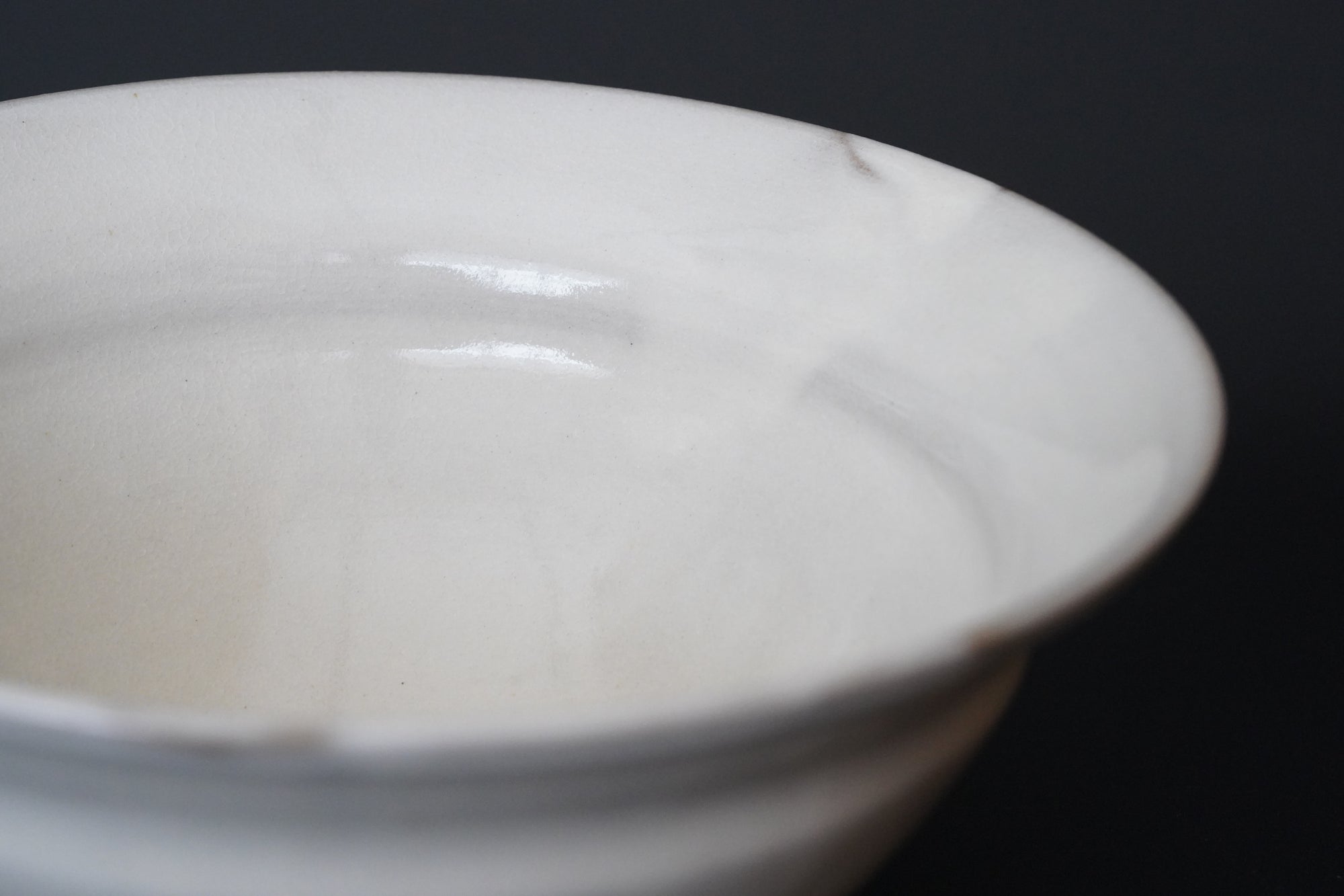 【Fuminari Araga】Kohiki 5sun Badarai big flat bowl