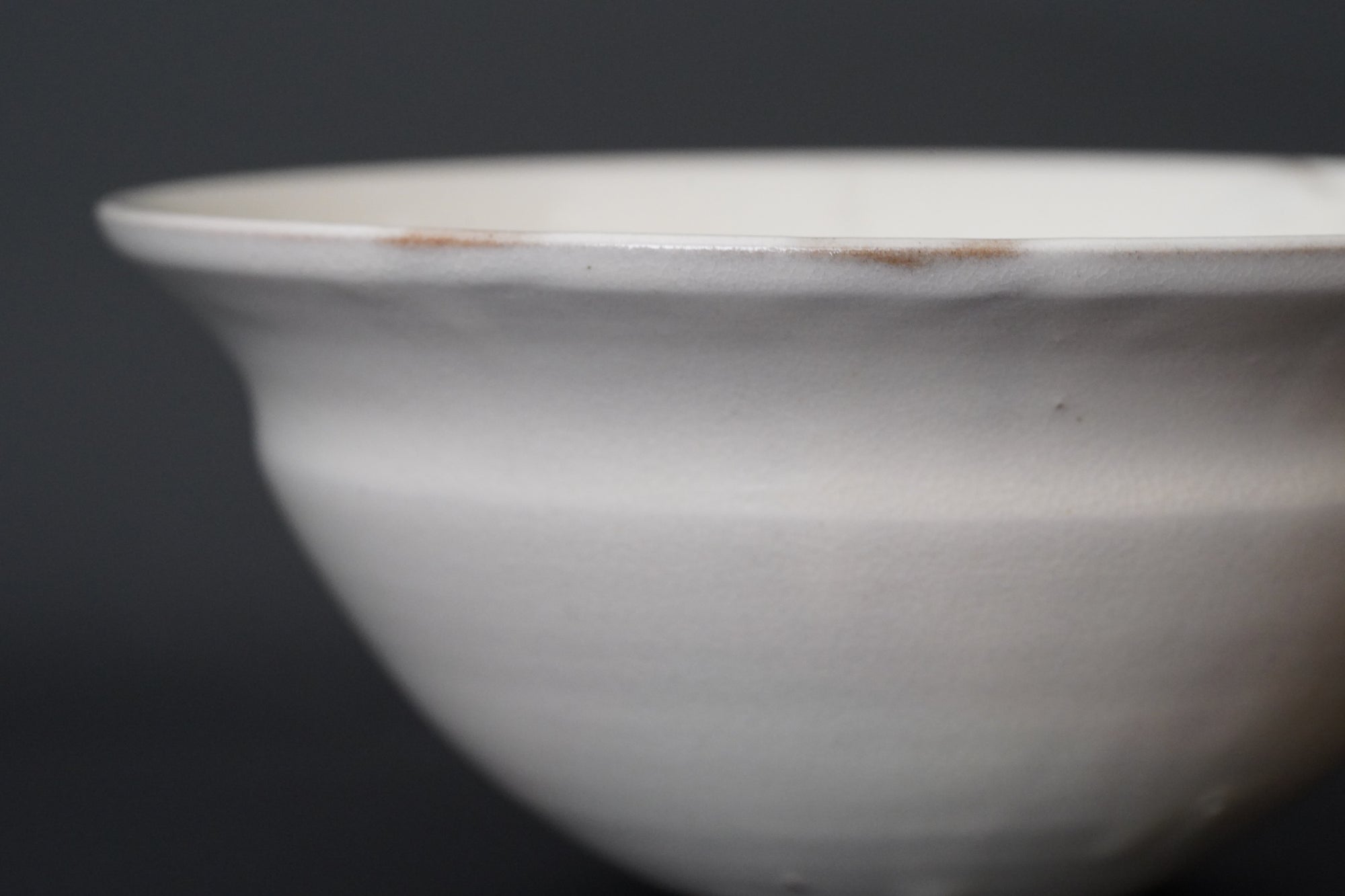 【Fuminari Araga】Kohiki 5sun Badarai big flat bowl