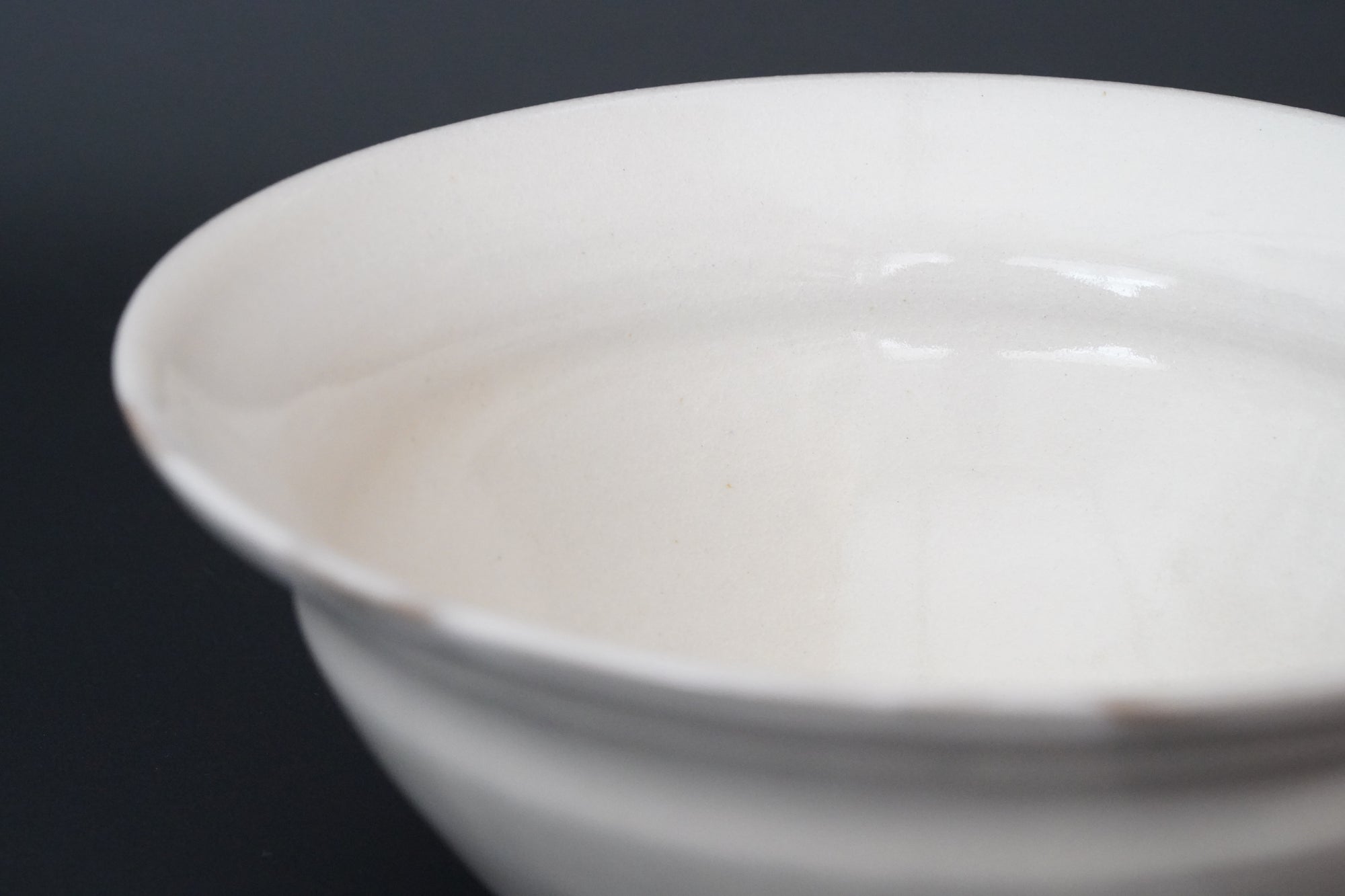 【Fuminari Araga】Kohiki 5sun Badarai big flat bowl