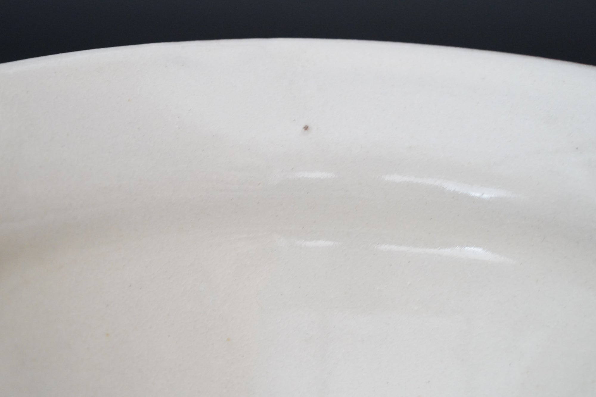 【Fuminari Araga】Kohiki 5sun Badarai big flat bowl