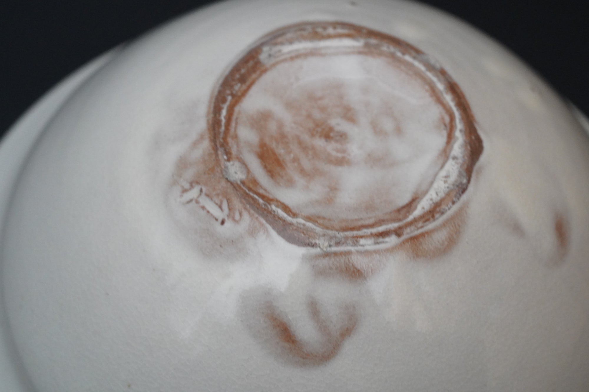 【Fuminari Araga】Kohiki 5sun Badarai big flat bowl