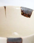 太サビ十草蓋付碗
