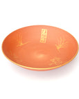 朱巻金彩鳥獣戯画5.3寸鉢