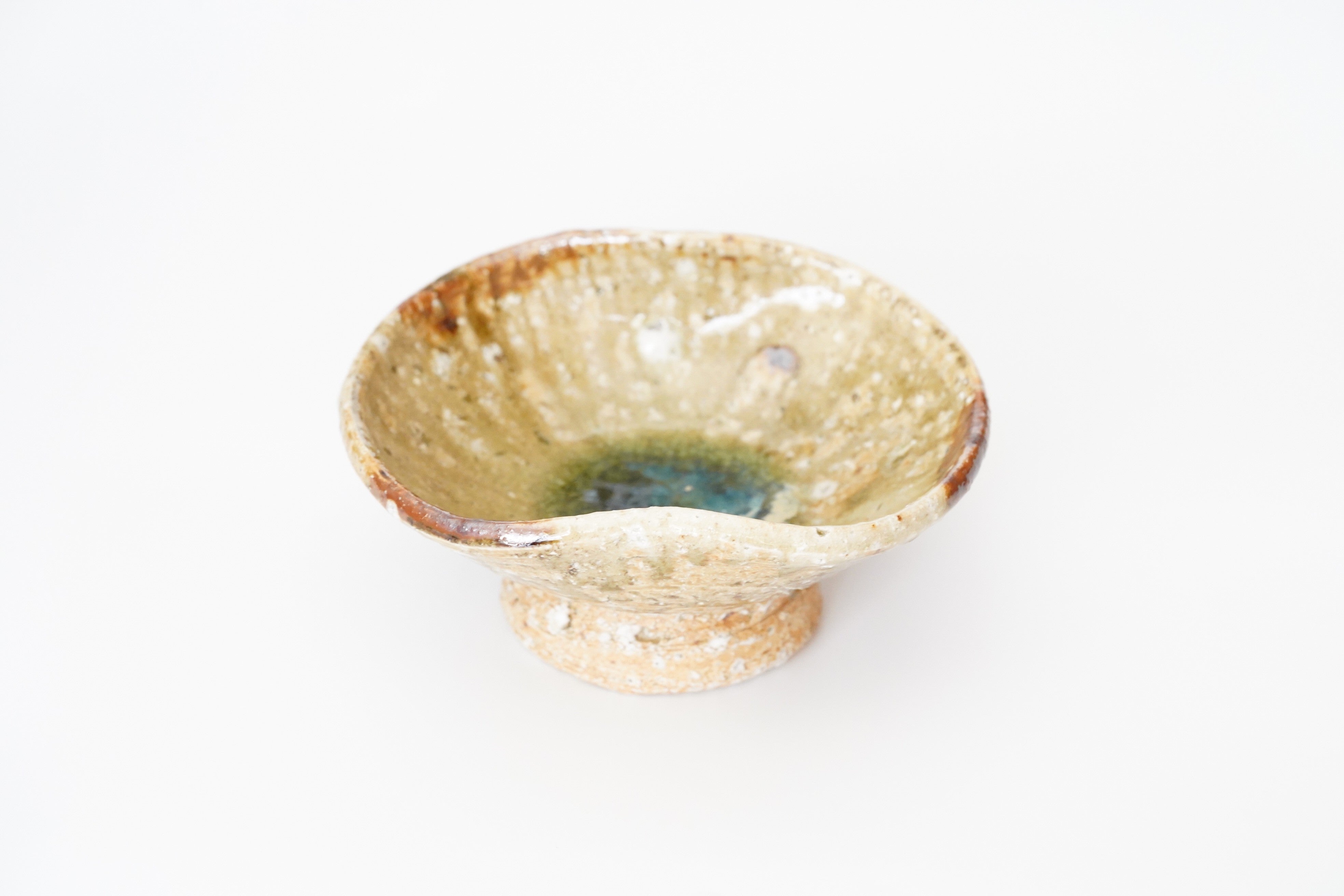 人気作家★福島一紘【師：鯉江良二】★伊賀《鎬》ぐいのみ★共箱★ビードロ 福島一紘 – うつわ御結