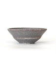 【Etsuji Noguchi】grayish black 6sun flat bowl