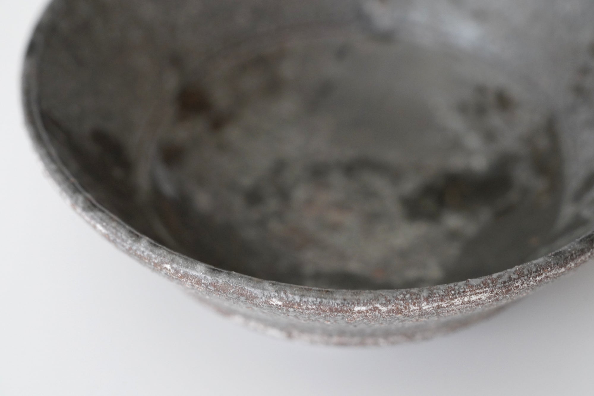 【Etsuji Noguchi】grayish black 6sun flat bowl
