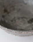 【Etsuji Noguchi】grayish black 6sun flat bowl