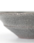 【Etsuji Noguchi】grayish black 6sun flat bowl