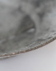 【Etsuji Noguchi】grayish black 6sun flat bowl