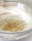 【Hideki Yamamoto】Glass glazed morning glory shaped bowl Small
