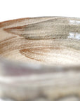 【Hideki Yamamoto】Glass glazed morning glory shaped bowl Small