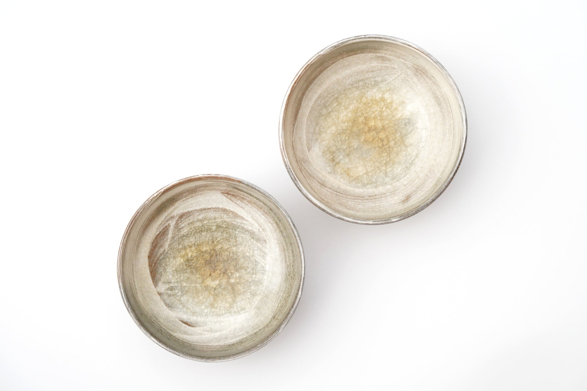 【Hideki Yamamoto】Glass glazed morning glory shaped bowl Small