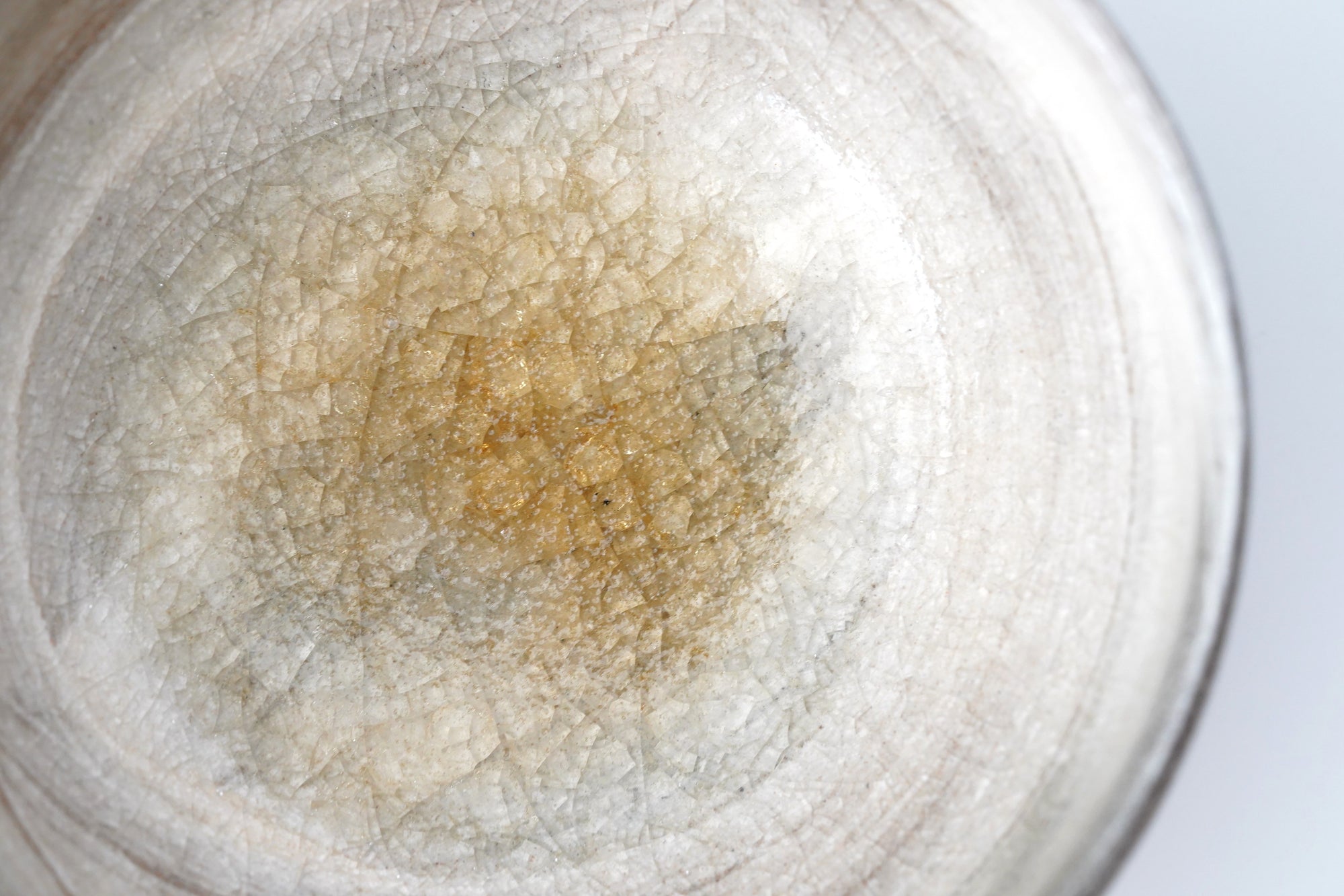 【Hideki Yamamoto】Glass glazed morning glory shaped bowl Small