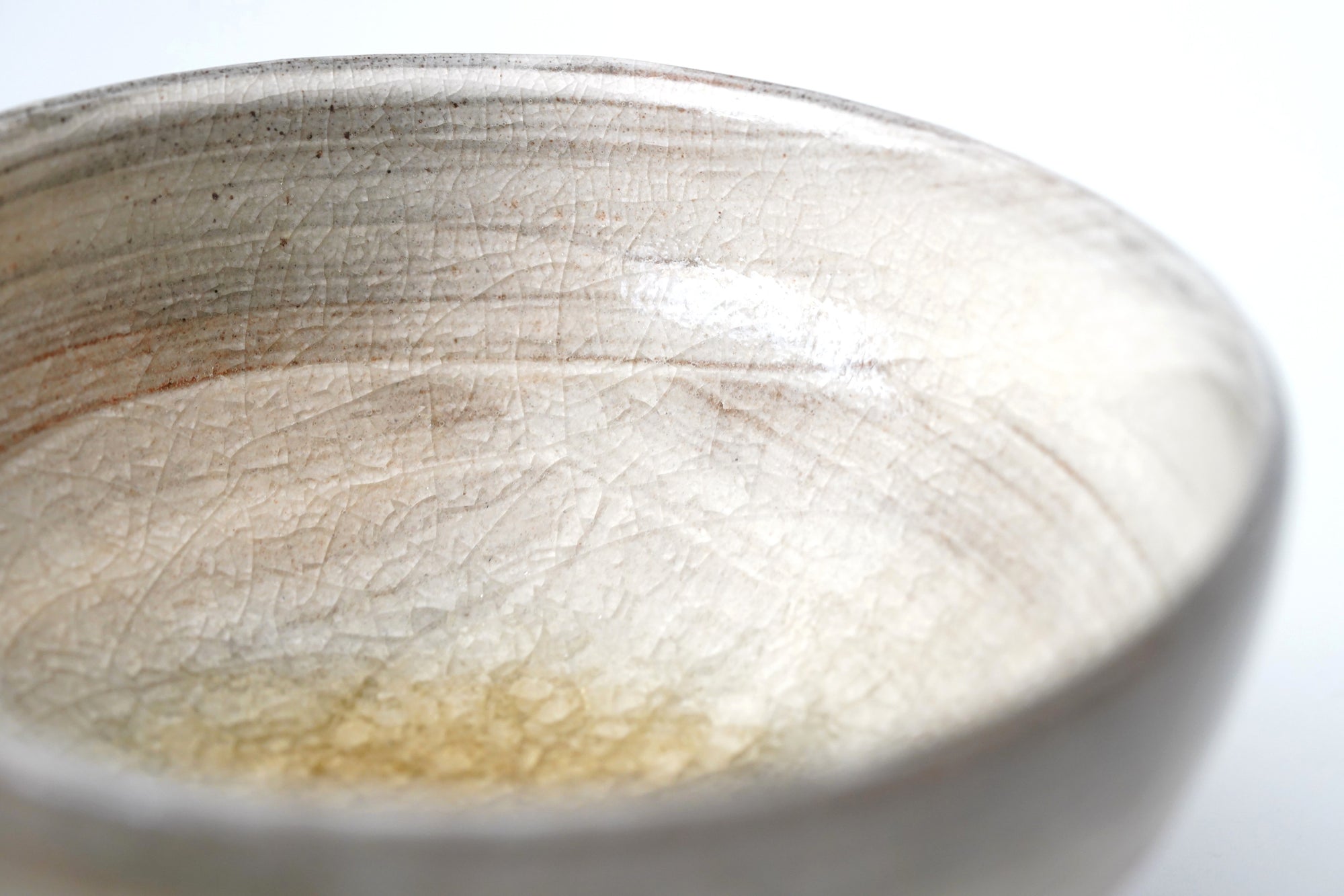 【Hideki Yamamoto】Glass glazed morning glory shaped bowl Small