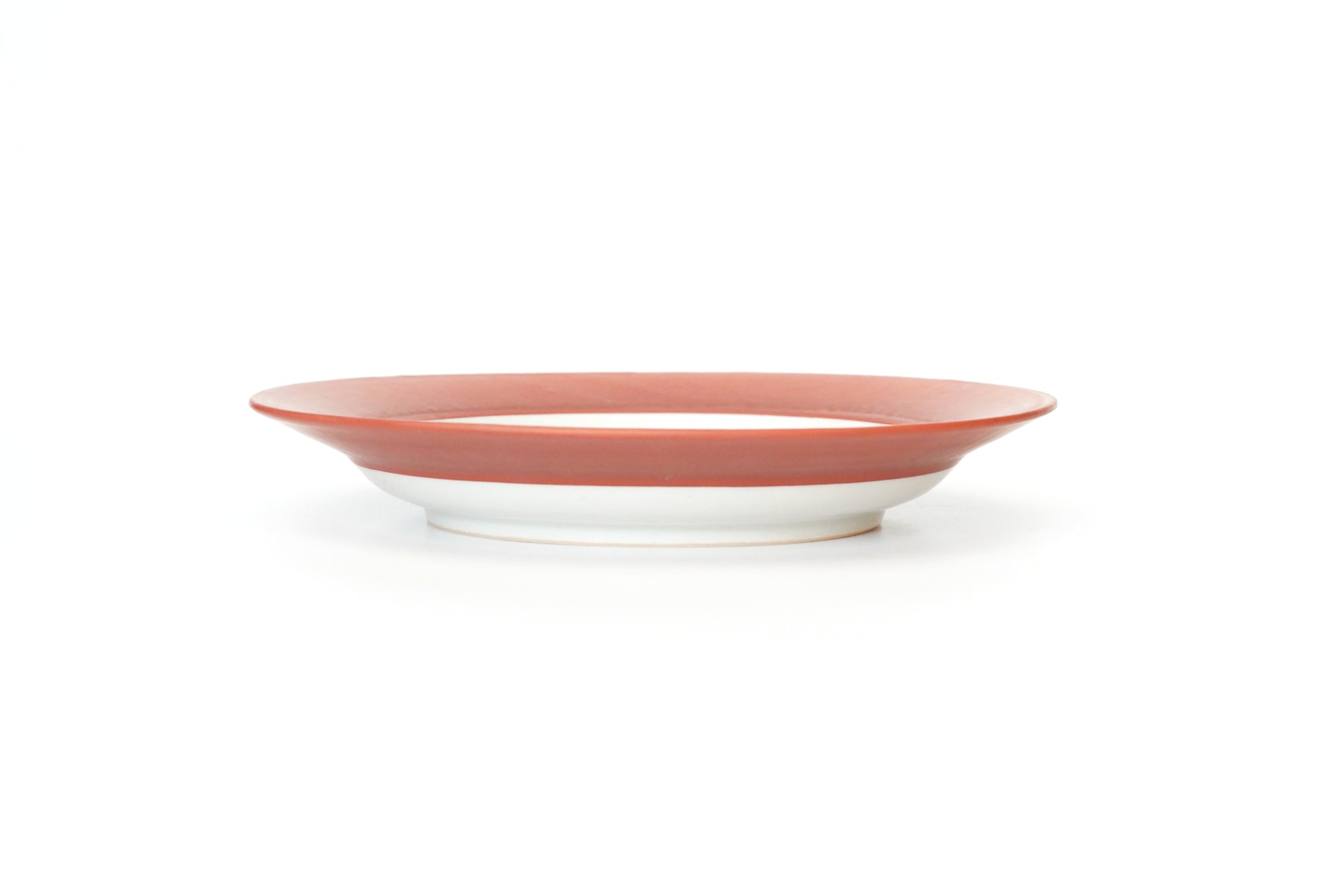 [Toshihiko Hirono] Old dyed chrysanthemum lotus carved plate