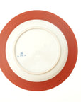 [Toshihiko Hirono] Old dyed chrysanthemum lotus carved plate