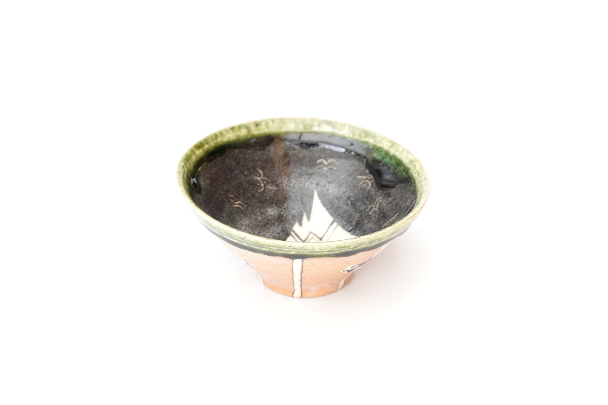 【澤克典】織部小鉢　11.5ｃｍ