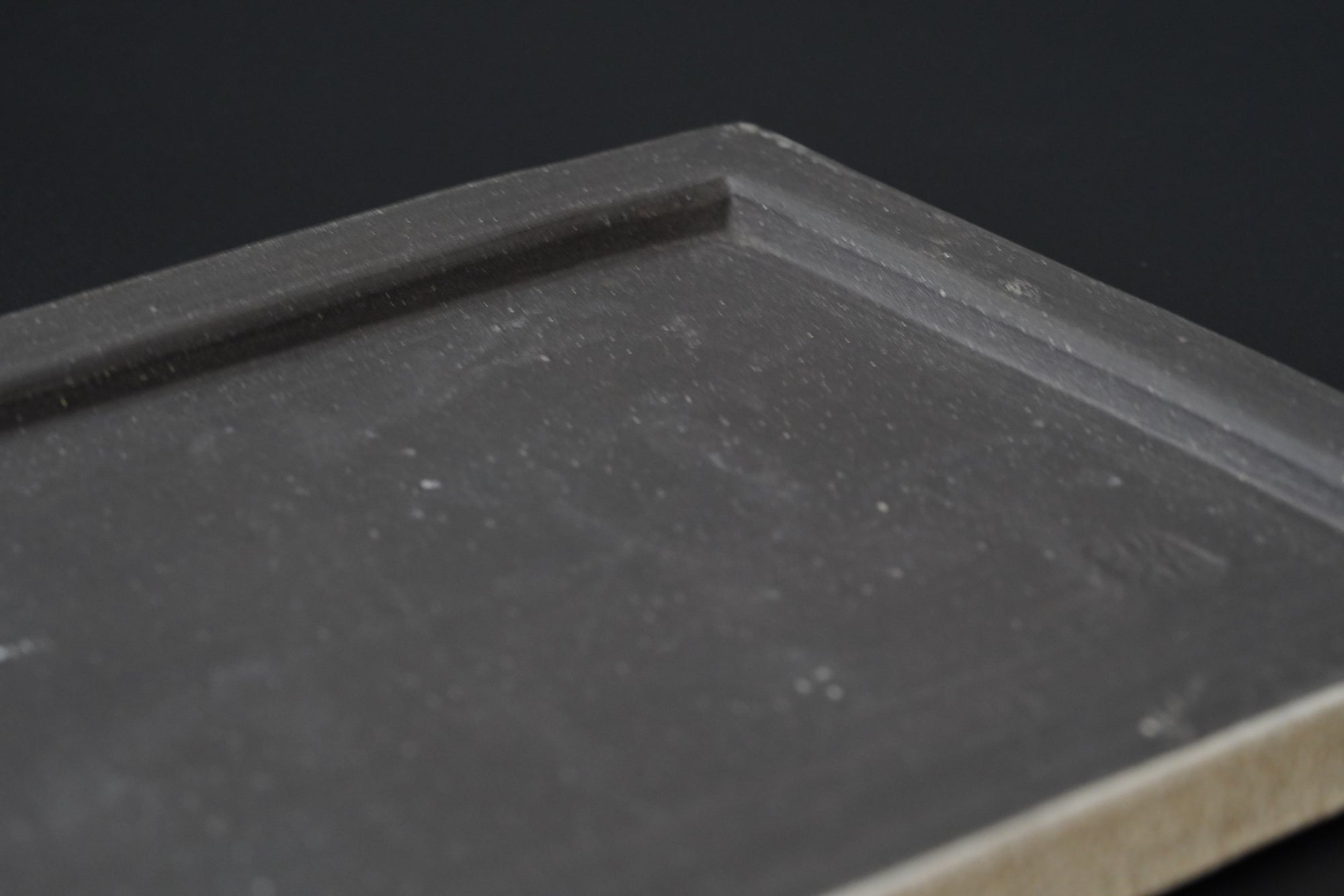 【山本英樹】白焼〆長角板皿