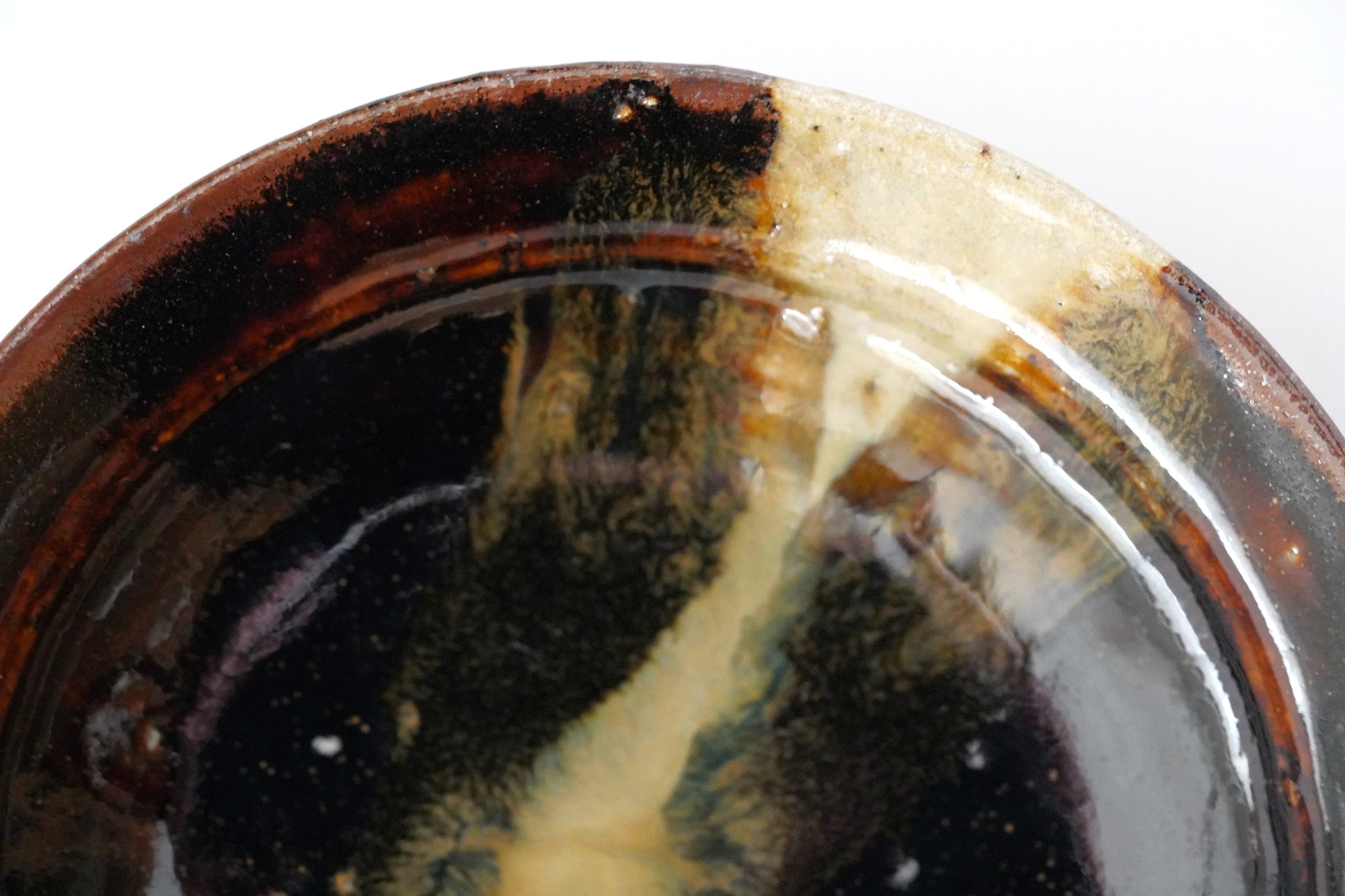 【藤ノ木陽太郎】飴朝鮮唐津13.5ｃｍ皿