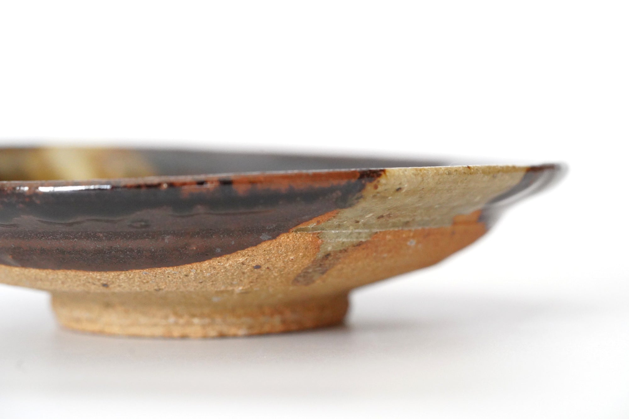 【藤ノ木陽太郎】飴朝鮮唐津13.5ｃｍ皿