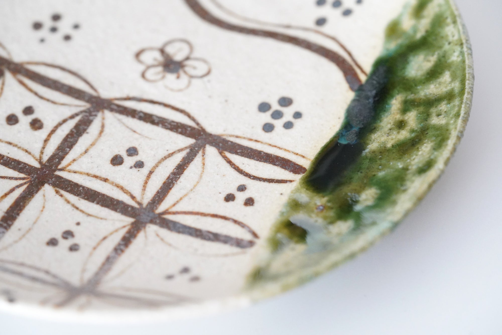 【西岡悠】織部丸皿