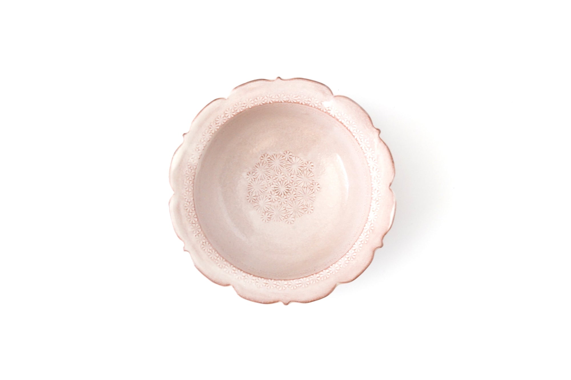 【宮里絵美】白掛輪花小鉢