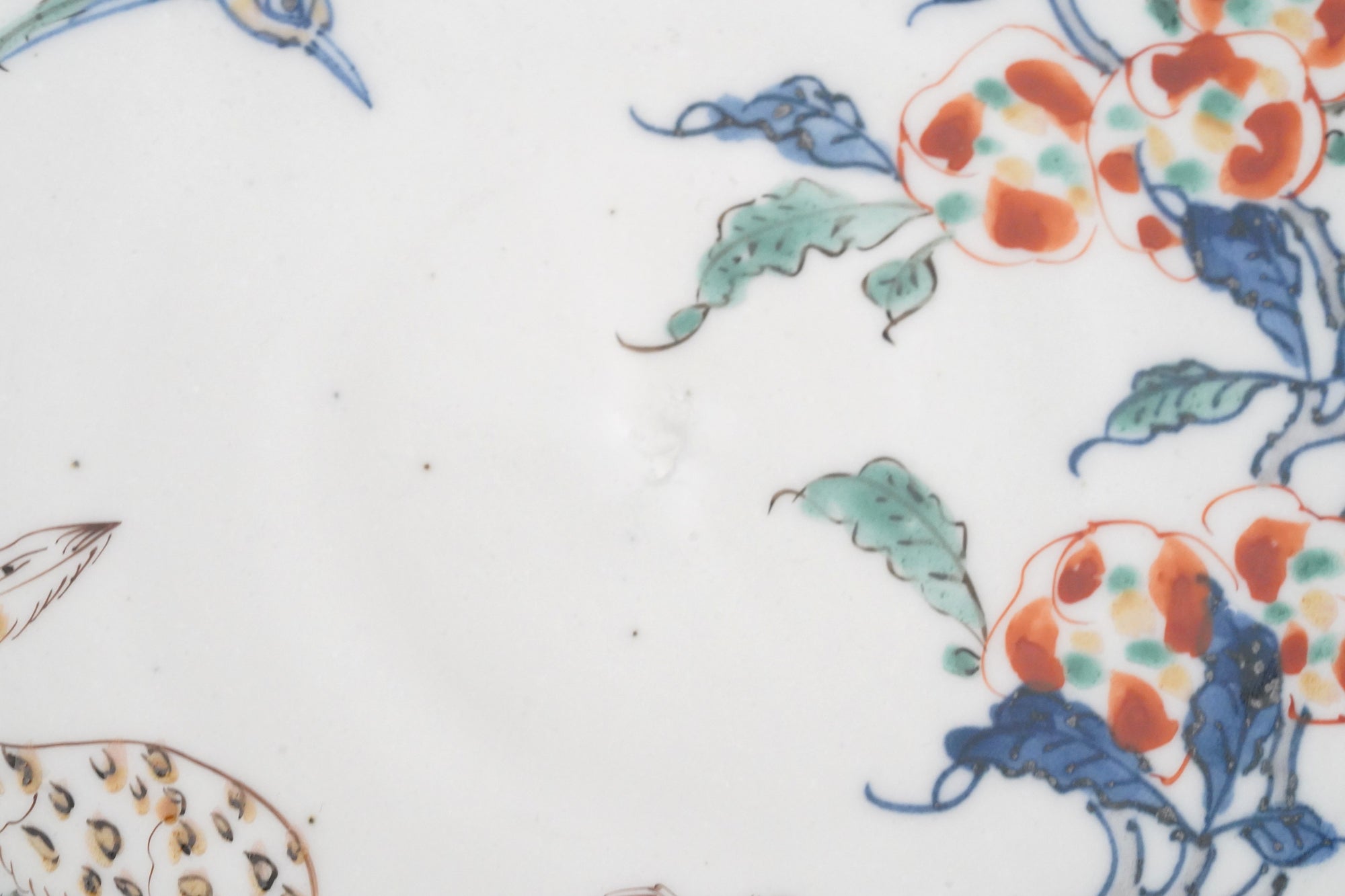 【加藤浩司】五色猴鹿图案盘