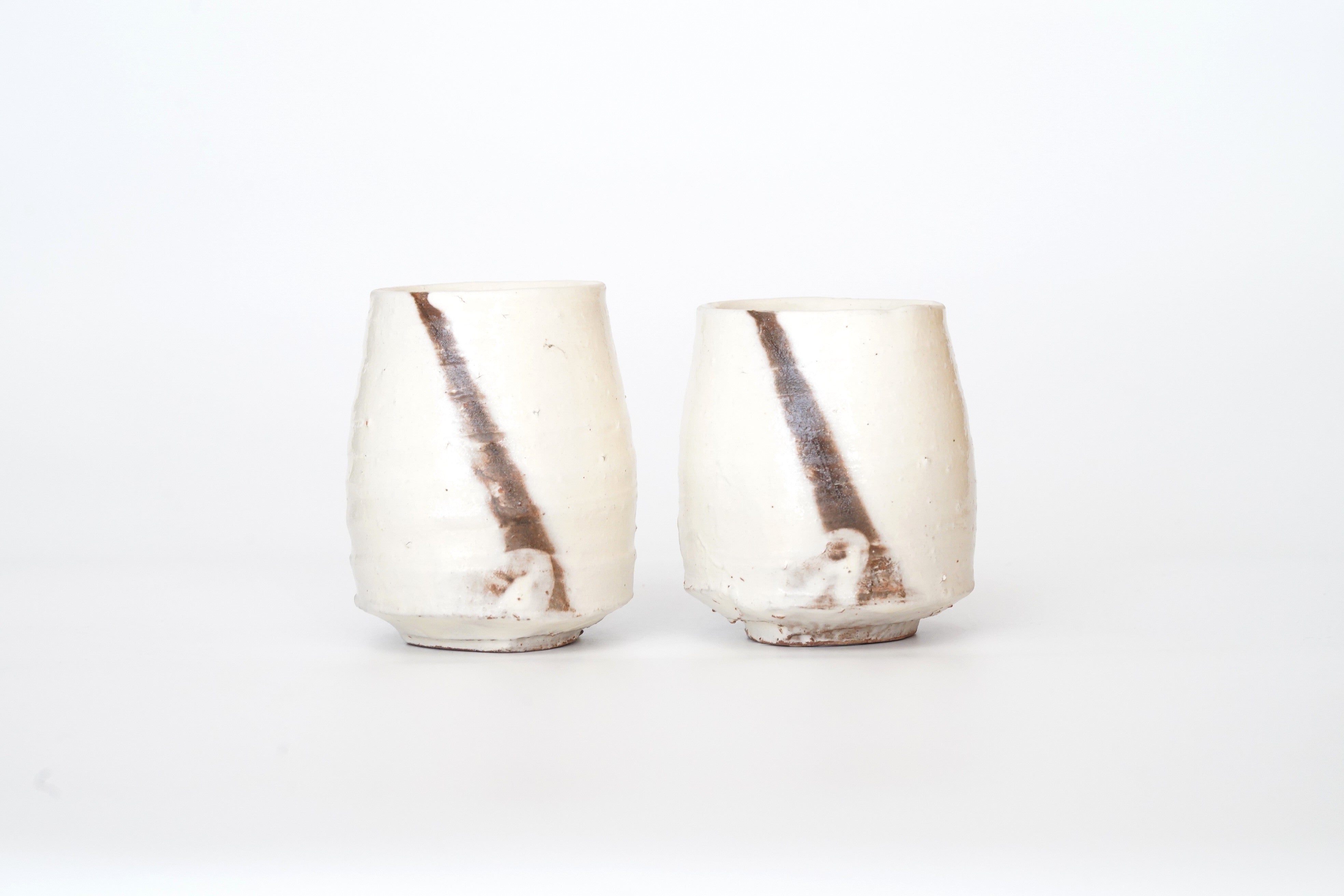 辻村 塊】粉引湯呑 – うつわ御結