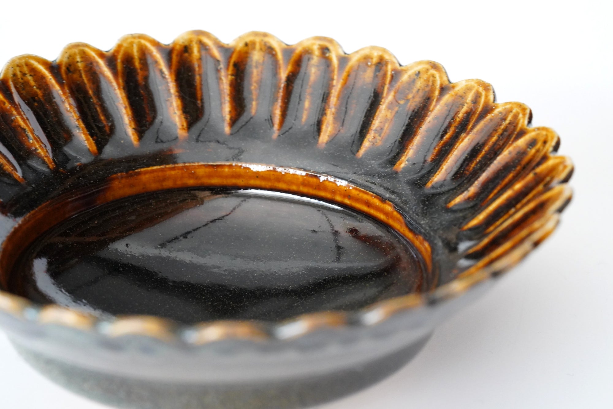 【Shuichi Okamoto】Ao-Karatsu squared small bowl