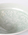 【川瀬竹秋】青白磁彫花文碗（A-10）