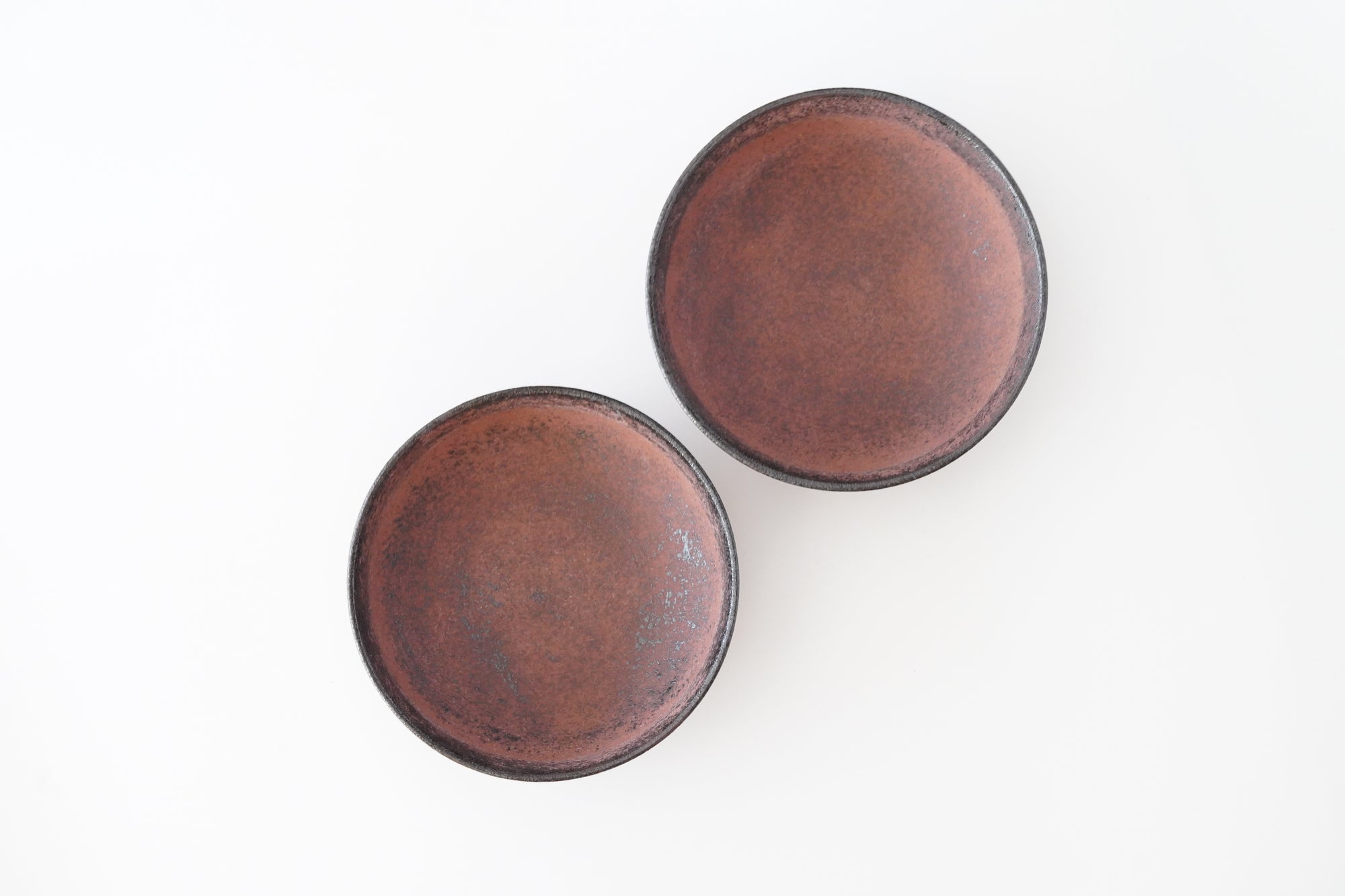 [Eiichi Shibuya] 地陶罐，小朱红色