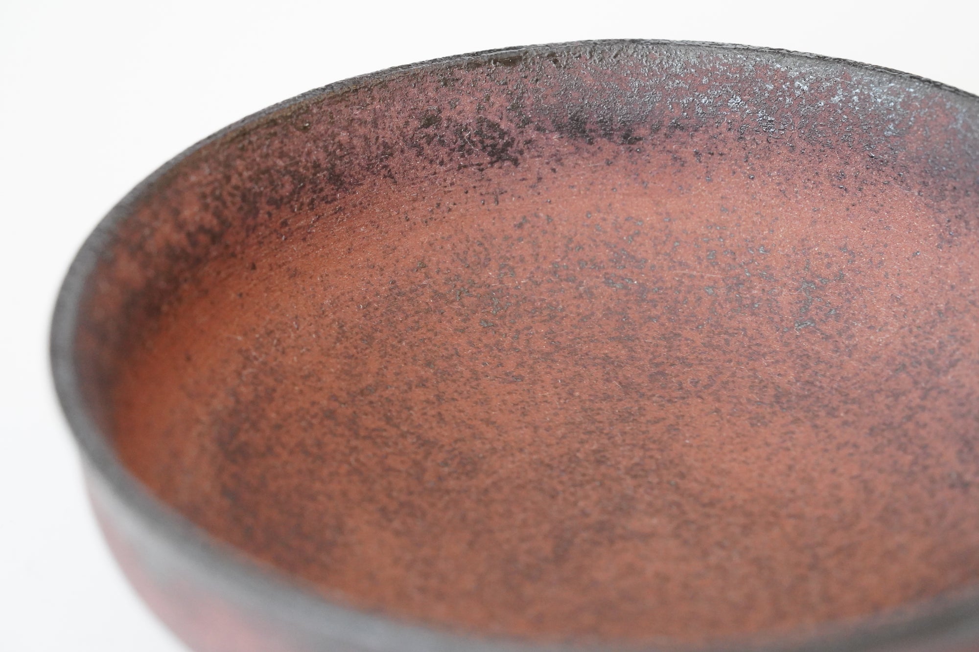 [Eiichi Shibuya] 地陶罐，小朱红色