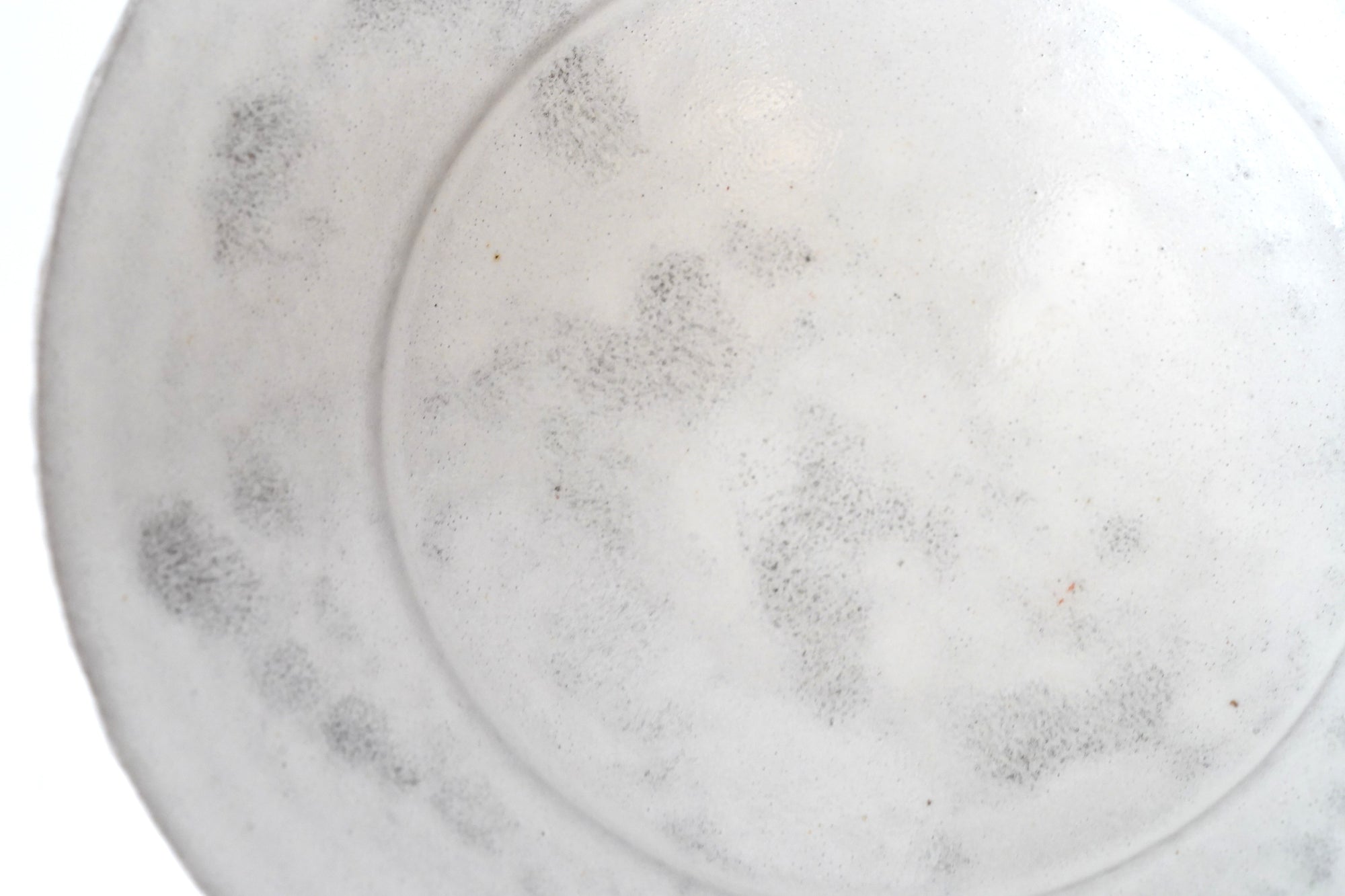 [野口悦志]白釉6寸扁碗