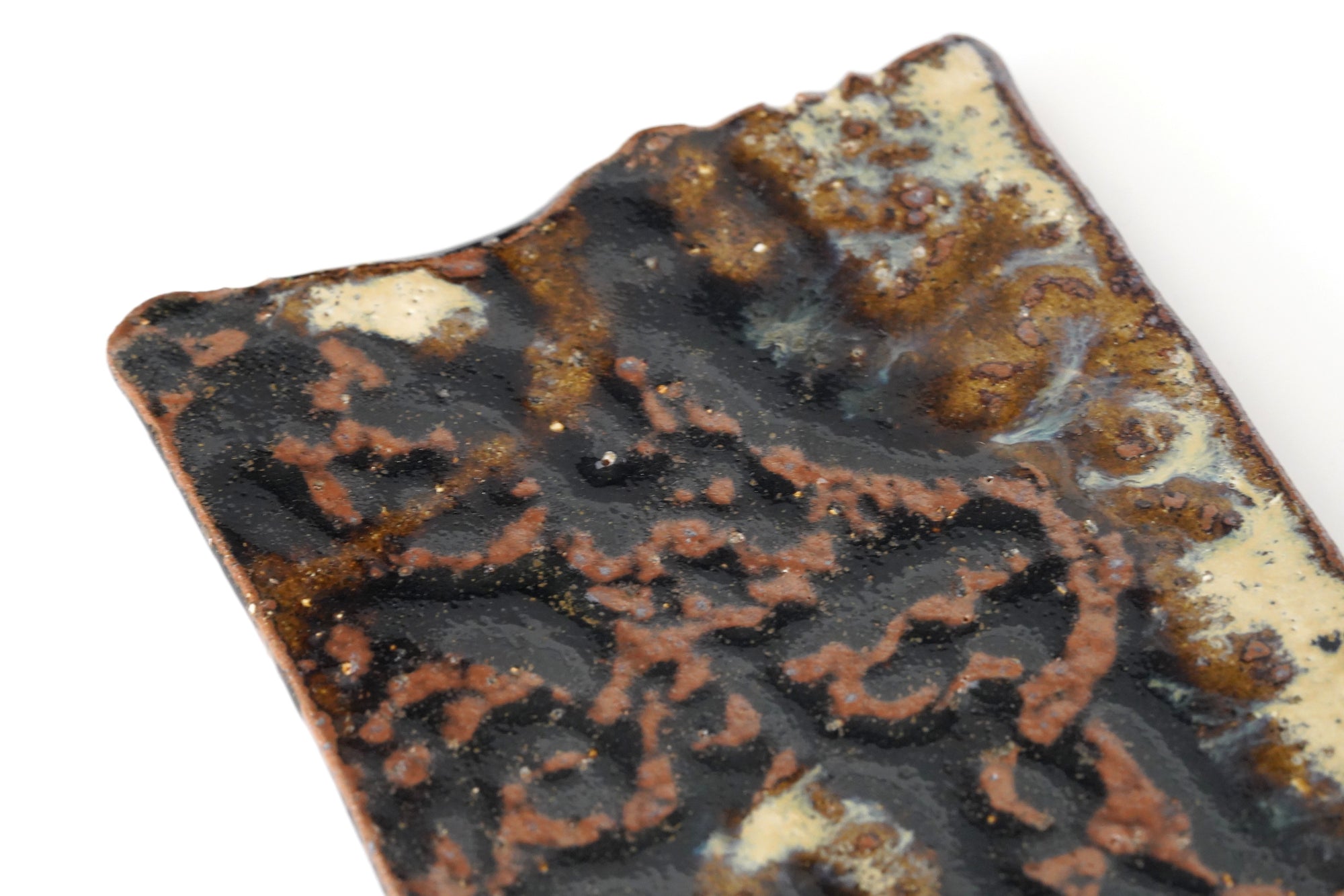 【藤ノ木陽太郎】朝鮮唐津四方五寸盤