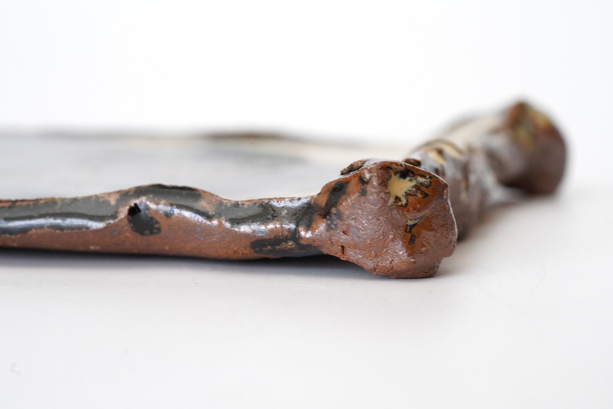 【藤ノ木陽太郎】朝鮮唐津四方平陶盤