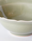 [Taku Kiyama] Powder celadon flower bowl