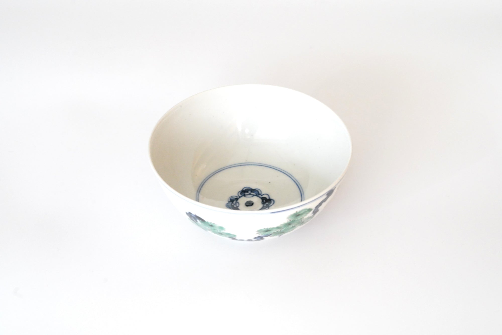 [Koji Kato] Five-colored monkey and deer pattern plate