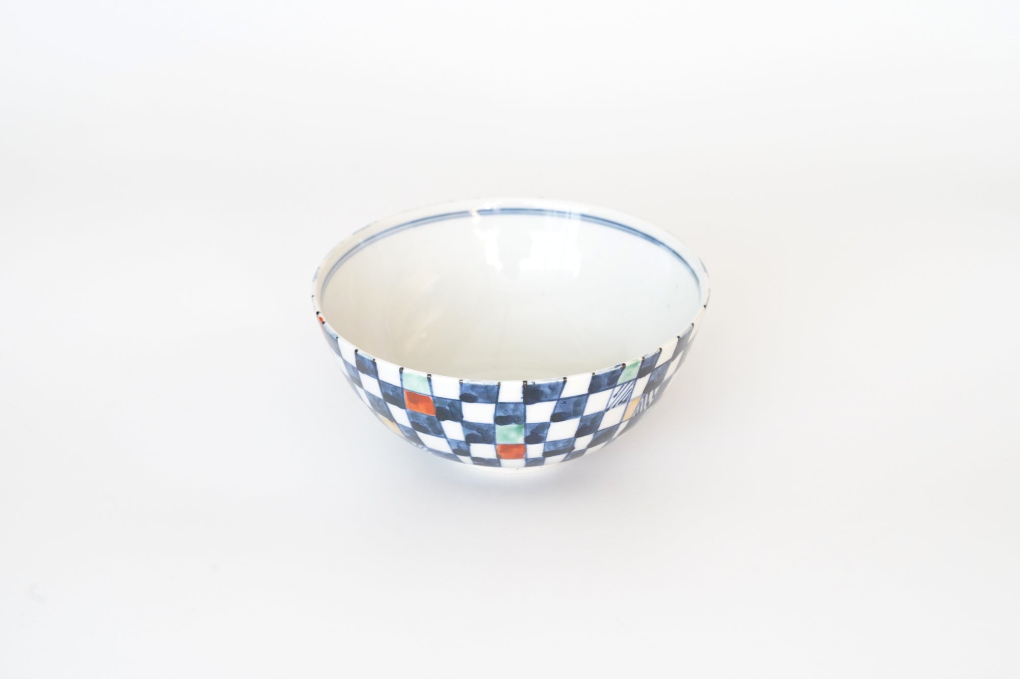 [Koji Kato] Five-colored monkey and deer pattern plate