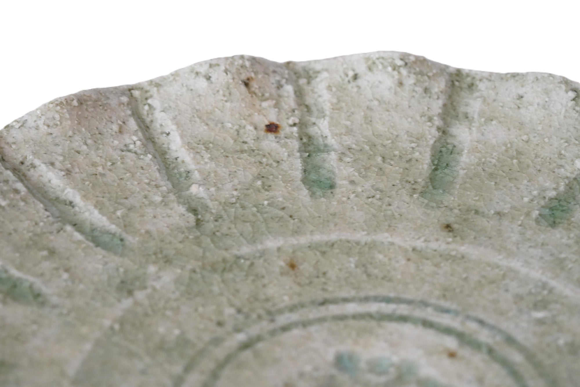 【西岡悠】灰釉福字文皿