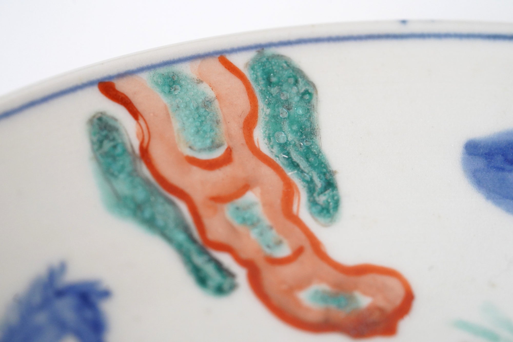 天啓赤絵群馬図皿