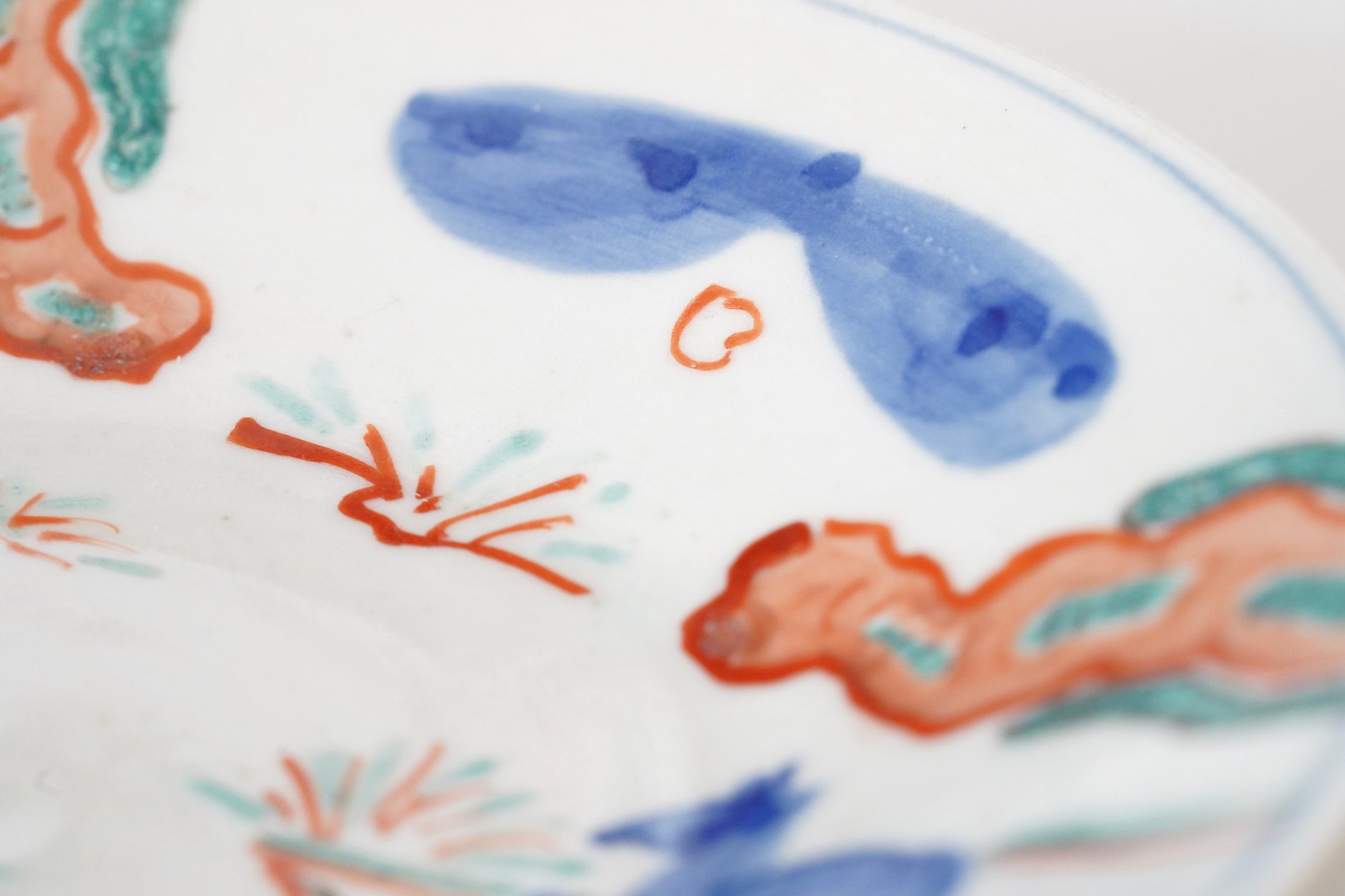 天啓赤絵群馬図皿