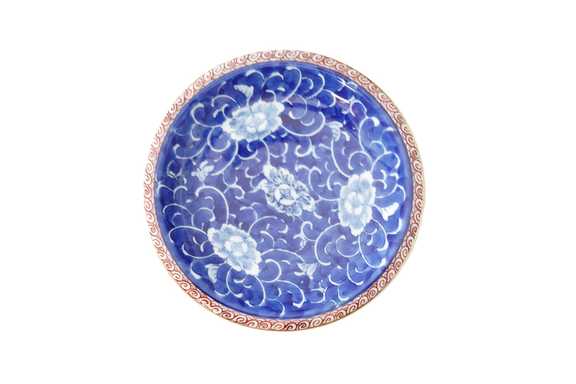 Somenishiki arabesque high plate